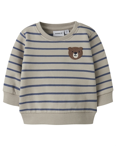 Name It - NBMDaddel Sweatshirt - Chateau Gray